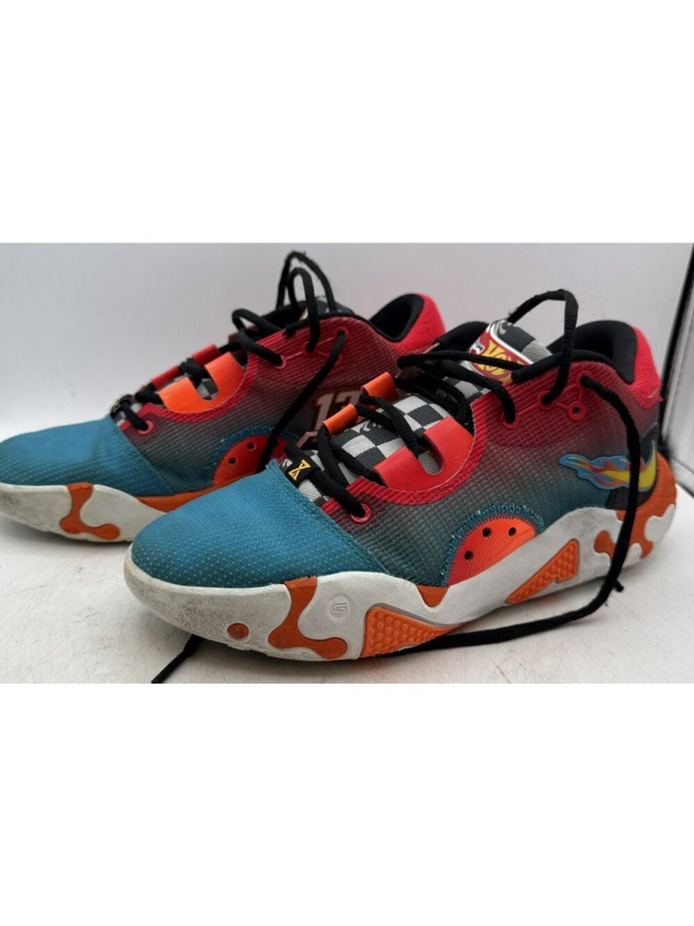 Nike PG 6 Hot Wheels Mens Size 7.5 Paul George DH8446-400